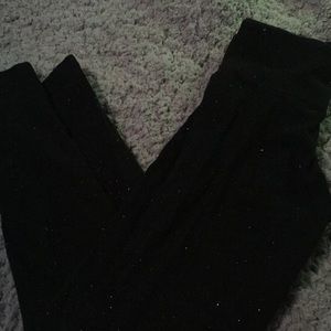 Sparkle black leggings from JUSTICE